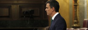 Sánchez: "Los españoles quieren con urgencia un gobierno que propicie el cambi Pedro Sánchez en tribuna del Congreso