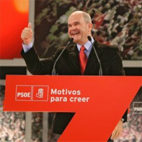 Chaves: Los españoles tendrán que optar por seguir progresando con Zapatero Chaves: Los españoles tendrán que optar por seguir progresando con Zapatero o dar un salto atrás con Rajoy