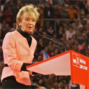 Mª Teresa Fernández de la Vega: "Tenemos un proyecto para todos, sin discrimin Mª Teresa Fernández de la Vega: "Tenemos un proyecto para todos, sin discriminaciones, sin desigualdades y sin exclusiones"