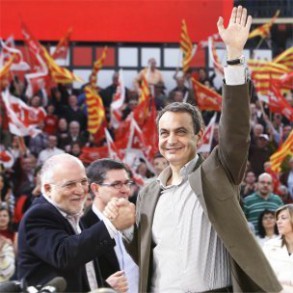 Zapatero: El PP quiere ganar con la tristeza de la abstención, sembrando la d Zapatero: El PP quiere ganar con la tristeza de la abstención, sembrando la duda y el miedo, y el PSOE quiere ganar con el voto de la mayoría