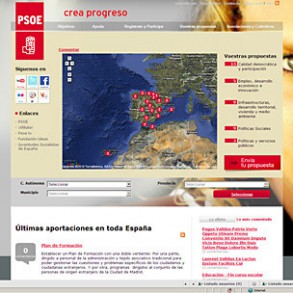 El PSOE lanza Crea Progreso, una plataforma de participación ciudadana on-l El PSOE lanza Crea Progreso, una plataforma de participación ciudadana on-line