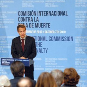 Zapatero abandera comisión para erradicar el "espanto" de la pena de muerte Zapatero abandera comisión para erradicar el "espanto" de la pena de muerte