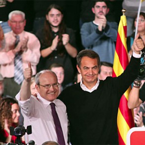 Zapatero: "El PP nos critica cuando apoyamos a los trabajadores, pero nunca lo h Zapatero: "El PP nos critica cuando apoyamos a los trabajadores, pero nunca lo hacen cuando apoyamos a bancos y empresas"