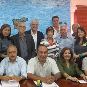José Miguel Pérez visita a los canarios residentes en Venezuela José Miguel Pérez visita a los canarios residentes en Venezuela