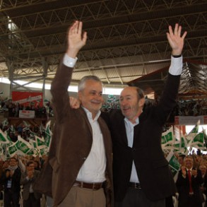 Rubalcaba: "Griñán va a ser un gran presidente para todos los andaluces" Rubalcaba: "Griñán va a ser un gran presidente para todos los andaluces"