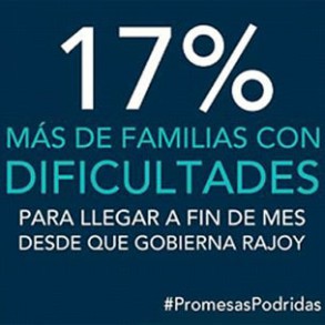 El PSOE denuncia en las redes sociales las promesas "podridas" de Mariano Rajoy El PSOE denuncia en las redes sociales las promesas "podridas" de Mariano Rajoy al cumplirse dos años de su mandato