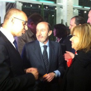 Rubalcaba y Valenciano asisten en Roma a la reunión de líderes en el Congreso Rubalcaba y Valenciano asisten en Roma a la reunión de líderes en el Congreso del PSE