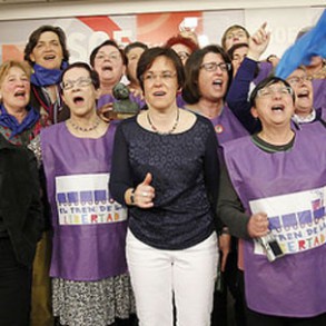 Puri Causapié: Acabaremos parando la reforma de la ley del aborto y pararemos Puri Causapié: Acabaremos parando la reforma de la ley del aborto y pararemos al PP
