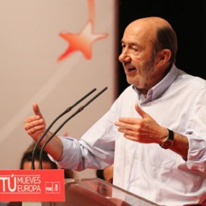 Rubalcaba pide el voto para "que no ganen" los que no creen en la libertad ni en Rubalcaba pide el voto para "que no ganen" los que no creen en la libertad ni en la igualdad