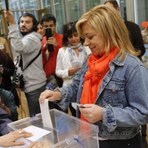 Elena Valenciano anima a votar porque "necesitamos que Europa cambie para que Es Elena Valenciano anima a votar porque "necesitamos que Europa cambie para que España salga de la crisis"