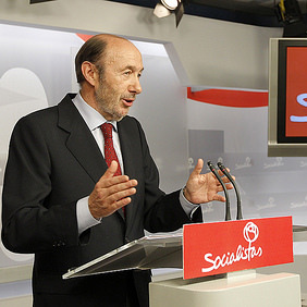 Rubalcaba: "Fue un gran debate, bueno para el PSOE y en el que ganó el Partido Rubalcaba: "Fue un gran debate, bueno para el PSOE y en el que ganó el Partido Socialista"