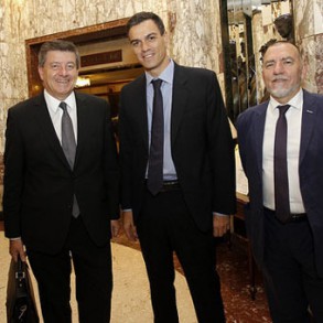 Pedro Sánchez asegura que el PSOE no quiere para España "el modelo de empleo p Pedro Sánchez asegura que el PSOE no quiere para España "el modelo de empleo precario que está imponiendo el PP"