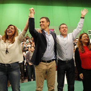 Pedro Sánchez: "El buen gobierno llegará de la mano de los socialistas con el Pedro Sánchez: "El buen gobierno llegará de la mano de los socialistas con el Partido Popular en la oposición"