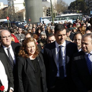 Pedro Sánchez apela a la unidad de todos los demócratas frente al terrorism Pedro Sánchez apela a la unidad de todos los demócratas frente al terrorismo para luchar contra esta amenaza latente