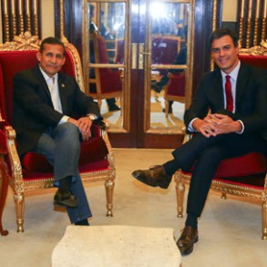 Pedro Sánchez se reúne con la presidenta de Chile, Michelle Bachelet Pedro Sánchez se reúne con la presidenta de Chile, Michelle Bachelet