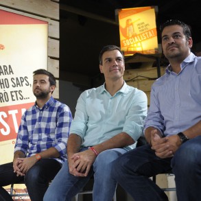 Pedro Sánchez: "Los socialistas luchamos por la Cataluña social de las liberta Pedro Sánchez: "Los socialistas luchamos por la Cataluña social de las libertades y los derechos de los jóvenes"