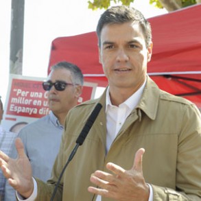 Pedro Sánchez pide el voto para el PSC el 27-S, porque “el problema en Catalu Pedro Sánchez en Badia del Vallés