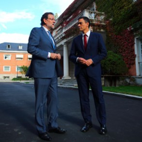 El presidente del Gobierno almuerza con el líder de la oposición