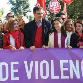 PEDRO SÁNCHEZ:" El PSOE fue quien puso en pie la Ley de lucha contra la violenc