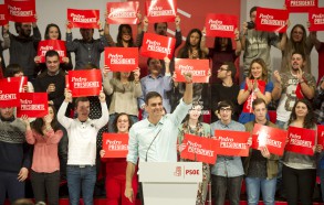 Pedro Sánchez: “El PSOE es la garantía del cambio. No votar socialista signi Pedro Sánchez