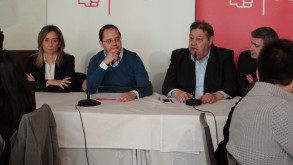 César Luena: "Hoy es posible que la legislatura arranque con un gobierno progre César Luena en Toledo 210216