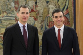 PEDRO SÁNCHEZ: “El PSOE dará un paso al frente para intentar formar gobierno Felipe VI con Pedro Sánchez