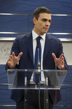 Pedro Sánchez: “Si esas son las peticiones que tiene Ciudadanos, que no le qu Pedro Sánchez durante las declaraciones