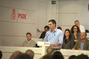 Pedro Sánchez llama a "la unidad de las fuerzas del cambio" que "representamos Pedro Sánchez 020416