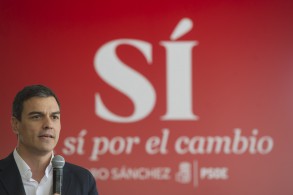 Pedro Sánchez: "El 26-J España volverá a trabajar en equipo" Pedro Sánchez Barcelona 150516