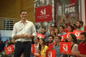 PEDRO SÁNCHEZ: “España necesita cambiar. Socialistas, a las urnas” Pedro 150616
