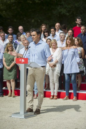 Pedro Sánchez: "Desde el 20D hay dos bloques: el que lidera el PSOE de las fuer Pedro Sánchez Donostia 040916