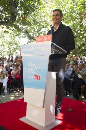 Pedro Sánchez: "Con Rajoy en el gobierno, la corrupción será la historia de n Pedro Sánchez Galicia 180916