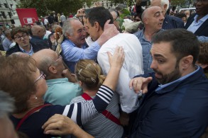 Pedro Sánchez: "Lecciones de patriotismo del PP, ninguna", porque "lo que hace Pedro Sánchez 230916