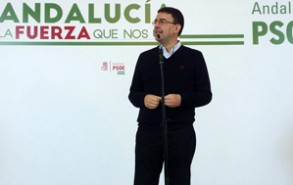 Mario Jiménez avisa al PP de que el PSOE trabajará para "ir borrando" "la huel Mario Jiménez, en Guillena 261116