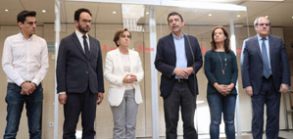 Mario Jiménez: Rajoy terminará contestando en una Comisión en las Cortes, baj Foto rueda prensa Ferraz 250417