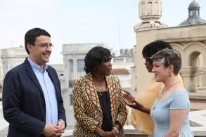 Mario Jiménez y Soraya Vega se reúnen con la ministra de Justicia de Portugal, Mario Jiménez, Soraya Vega, Francisca Van Dunem, Consuelo Cruz 020617
