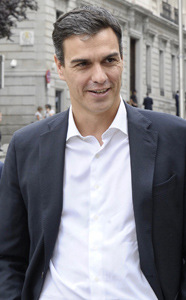 Pedro Sánchez: "Los políticos no tenemos que conformarnos, ni resignarnos y tr Pedro Sánchez, en el Congreso