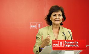 Carmen Calvo pide al PP que no diga cómo tiene que ser el apoyo del PSOE contra Carmen Calvo
