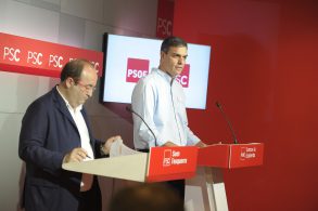 PEDRO SÁNCHEZ: “El PSOE y el PSC ponemos encima de la mesa soluciones y reivi pedro-iceta 140717