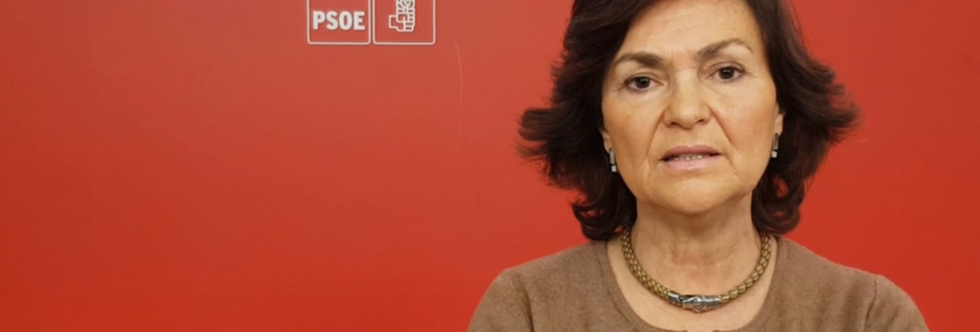Los PGE son incompatibles con el Pacto de Estado contra la violencia de género Carmen Calvo