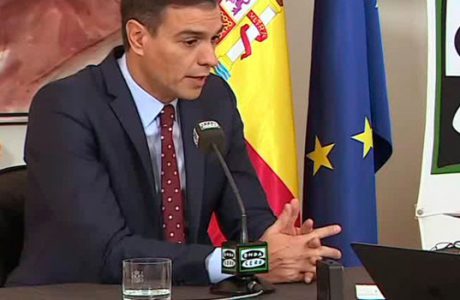 Pedro Sánchez durante la entrevista en Onda Cero