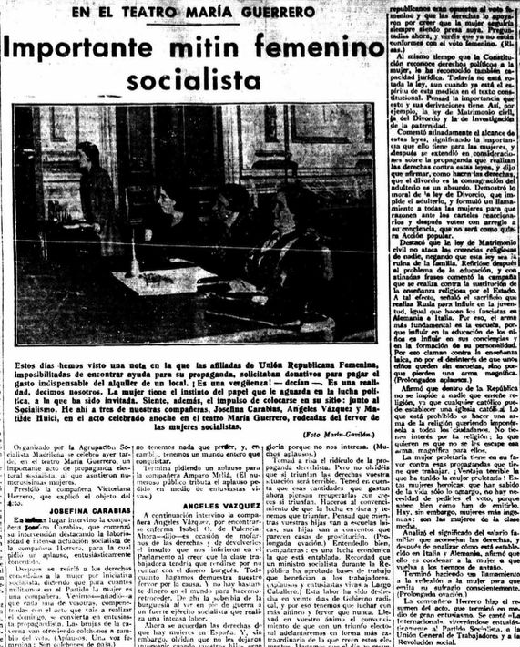 Sucedió en 1933 primeras conquistas feministas Sucedió en 1933 primeras conquistas feministas