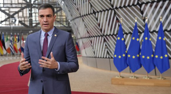 Pedro Sánchez en Bruselas