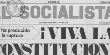 Portada de El Socialista del 10 de diciembre de 1978