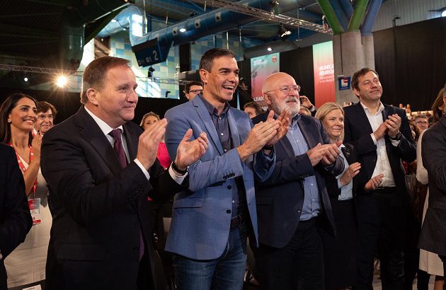 Pedro Sánchez, en el Congreso del PES en Málaga